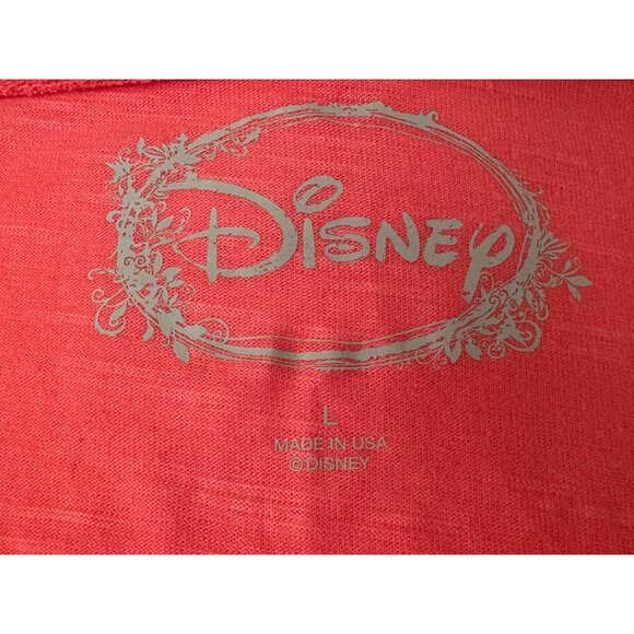 Disney Women’s Long Fitted T Shirt Peter Pan and Tinker Bell STAY PUT Size Large - Picture 15 of 16